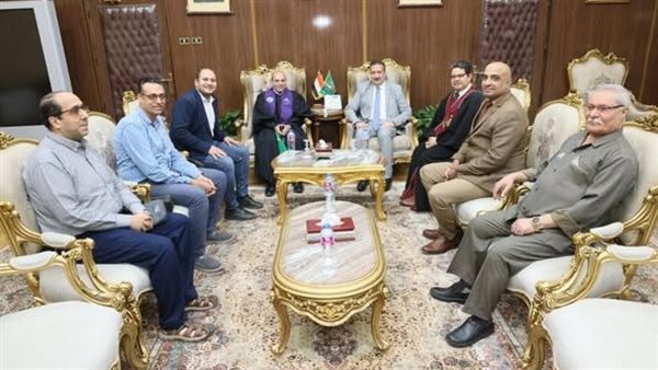 لقاء محافظ المنوفية