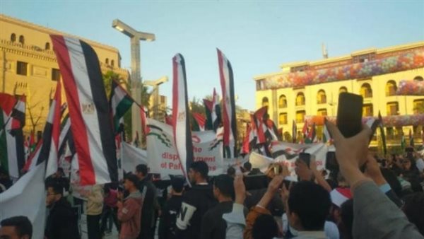 وقفة داعمة للقضية