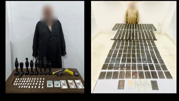 متهمين بالمضبوطات