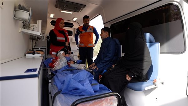 نقل المريضة 