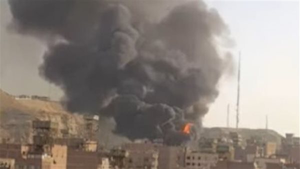  حريق ضخم في منطقة