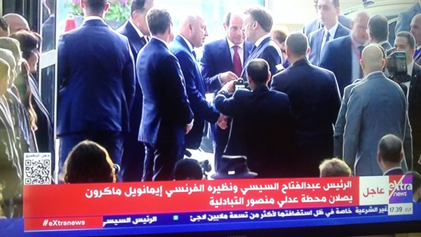 الرئيس السيسي وماكرون