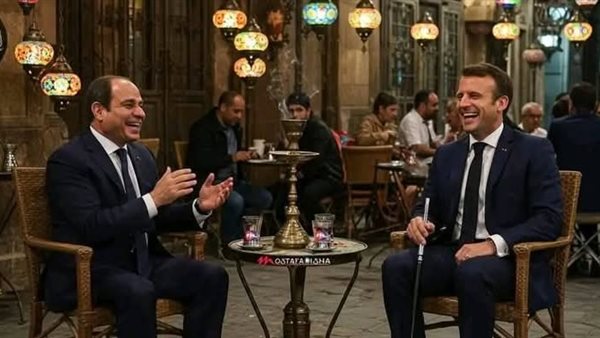 الرئيس السيسي وماكرون