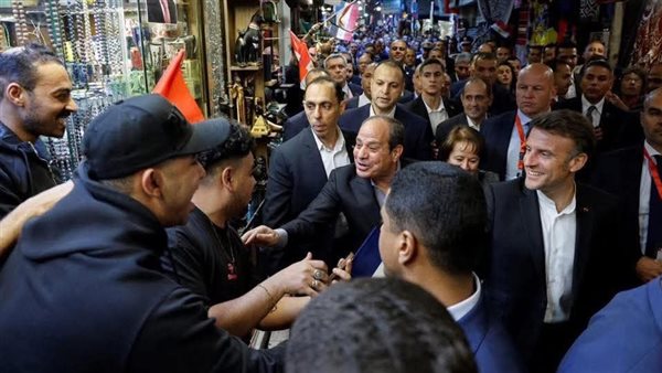 الرئيس السيسي وماكرون