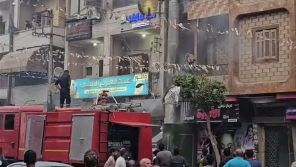 جانب من الحريق 