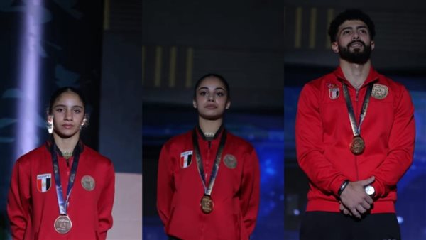 لاعبي المنتخب للجمباز