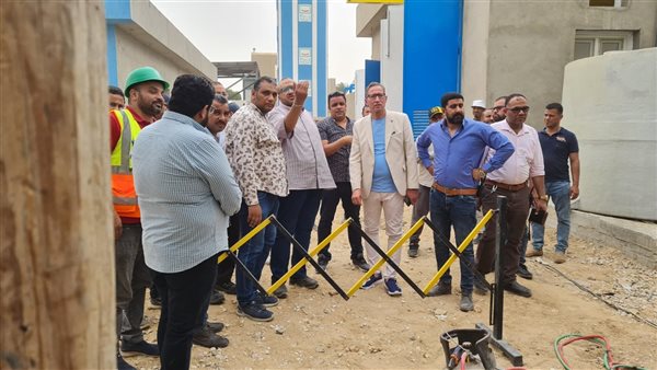 رئيس مياه سوهاج يتفقد