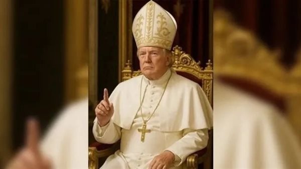 ترامب في زي بابا