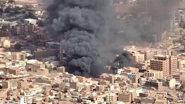 تصاعد الدخان نتيجة