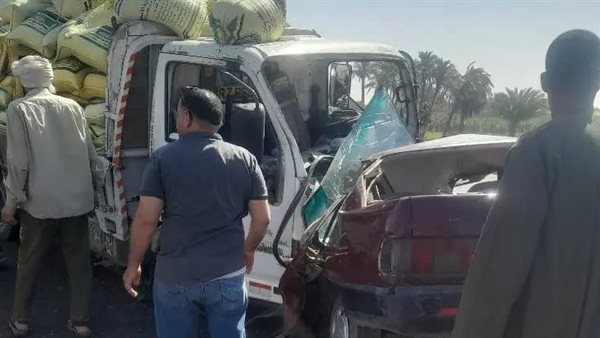 حادث تصادم بسوهاج