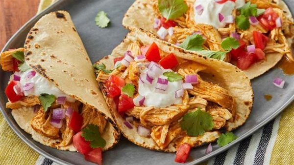 تاكو الدجاج المكسيكي