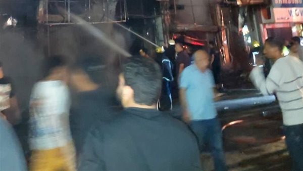 حريق ميدان سفير بمصر