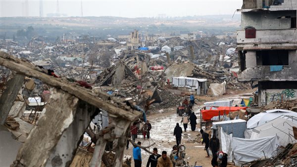 إحدى الدمار الذي