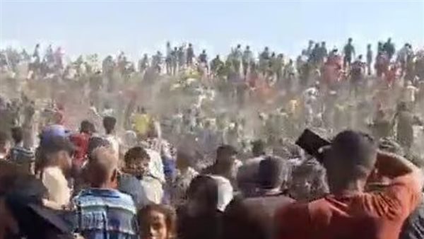 صورة من الحشود في