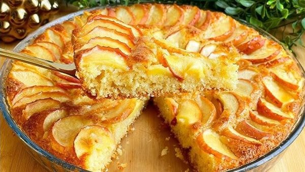طريقة عمل كيكة التفاح