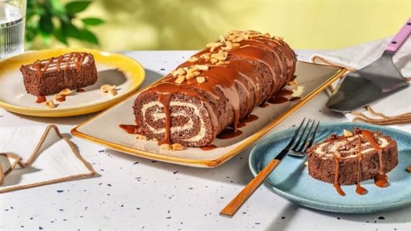  سويسرول الشوكولاتة