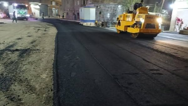 رصف وتطوير طريق السقارية