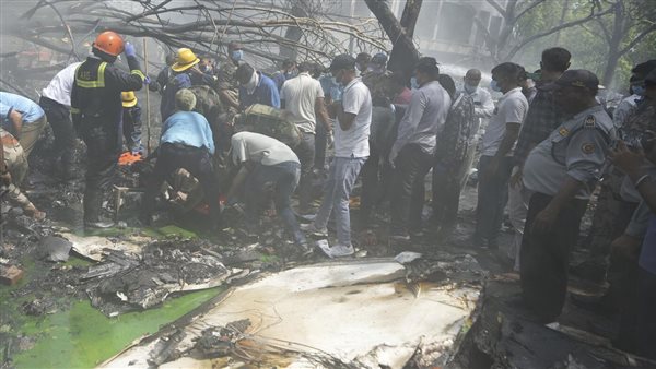 الطائرة المنكوبة