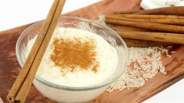أرز باللبن والقرفة