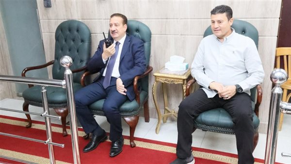 محافظ المنوفية خلال