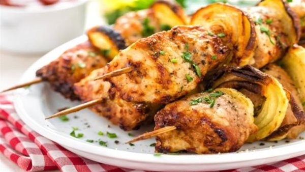 شيش طاووق مع صوص