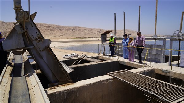 تفقد محطة طما للصرف