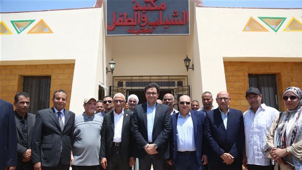 افتتاح مكتبة النجيلة