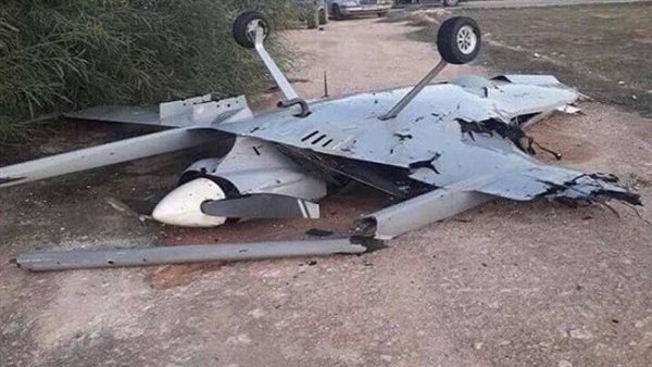 سقوط طائرة مسيّرة