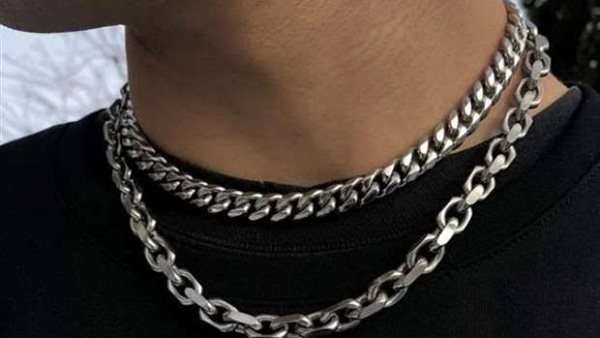 السلاسل الفضة للرجال