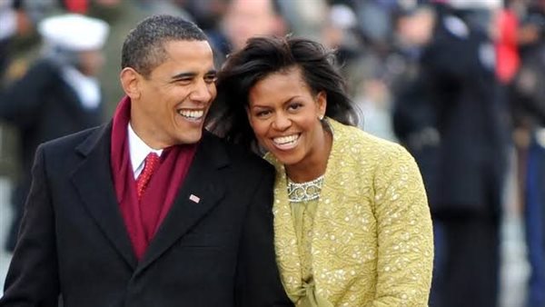 باراك أوباما وزوجته