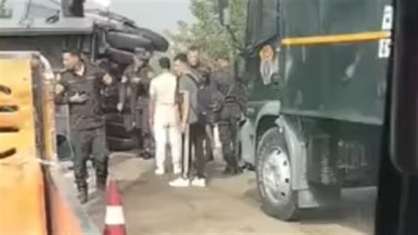  انقلاب سيارة أمن