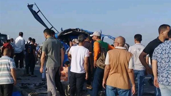 حادث تصادم بالمنوفية