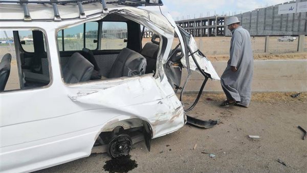 حادث  طريق جمصه المنصورة