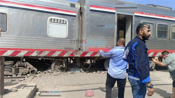 خروج عربة قطار عن