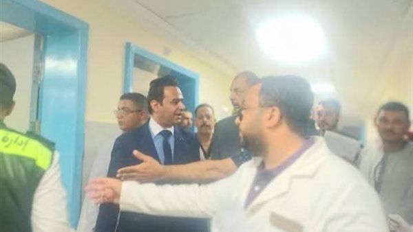 دويدار يتفقد مصابي