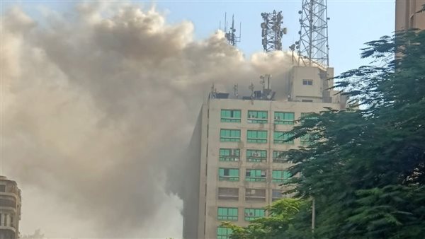 حريق سنترال رمسيس