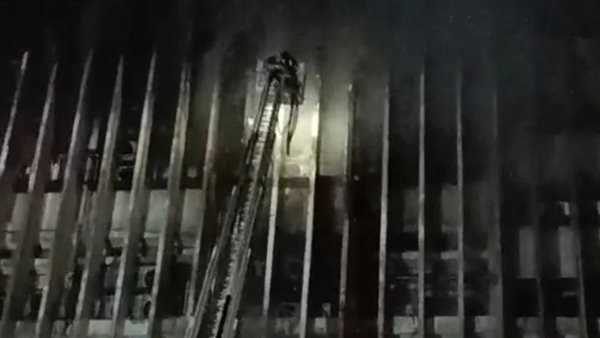 حريق مبنى سنترال