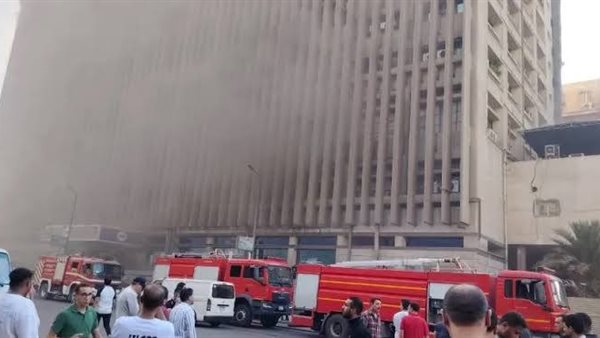 حريق سنترال رمسيس