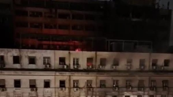 حريق سنترال رمسيس