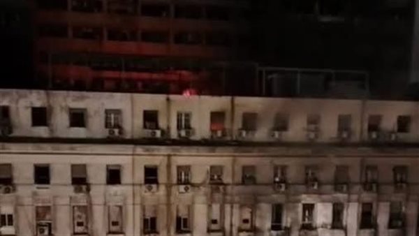 حريق سنترال رمسيس