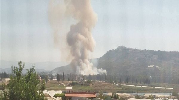 انفجار مستودع ذخائر