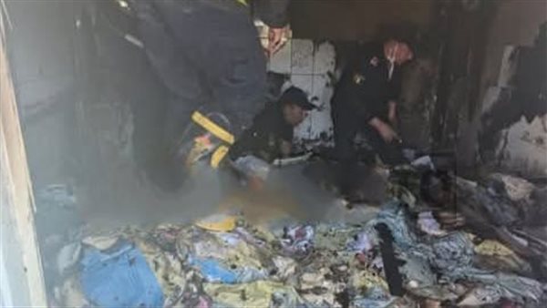 جانب من الحريق 