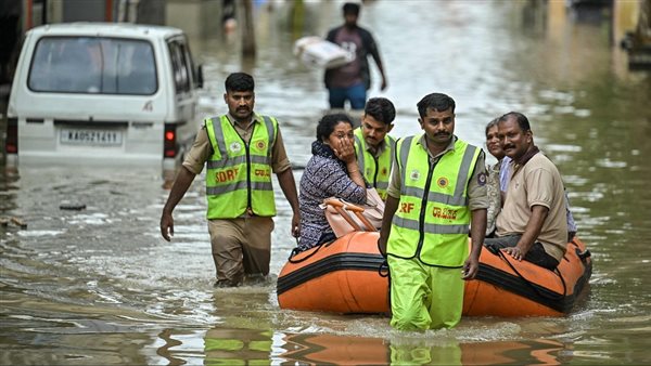 أمطار غزيرة فى الهند