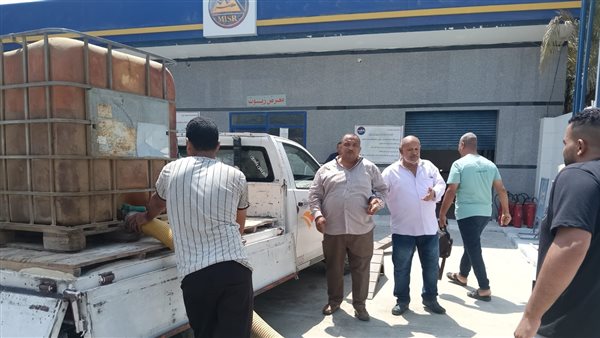  ضبط محطة وقود بقرية