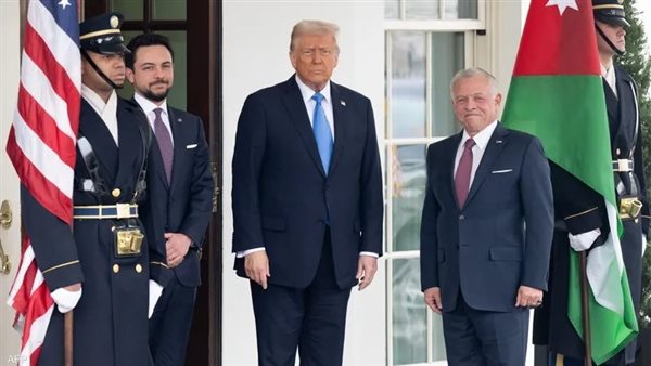ترامب وملك الأردن