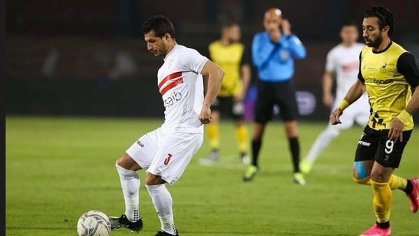 جانب من مباراة الزمالك