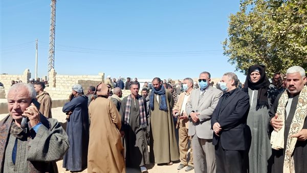 جانب من مراسم الجنازة