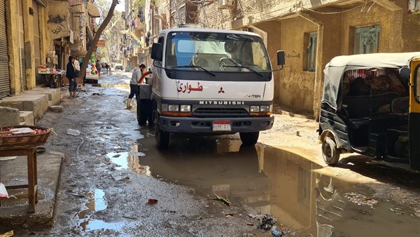 كسر بخط غاز بالجيزة