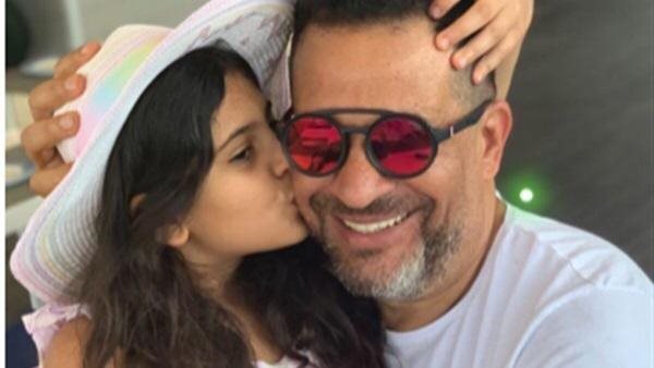 ماجد المصرى وابنته