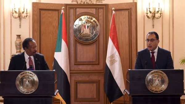 رئيسا وزراء مصر والسودان